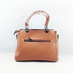 Ladies Shoulder Bag With Leather Stripe QB00378