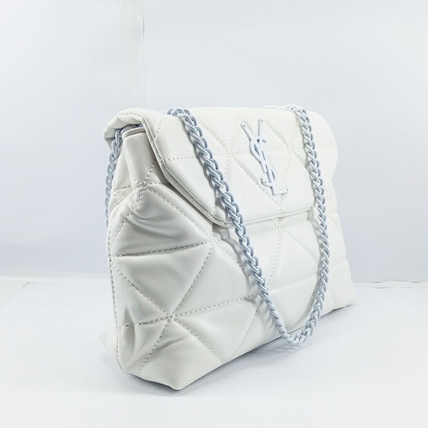YSL Ladies Shoulder Bag With Chain & Leather Stripe QB00383