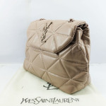YSL Ladies Shoulder Bag With Chain & Leather Stripe QB00384