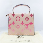 LV Ladies Shoulder Bag 2 Piece With Chain & Leather Stripe QB00387