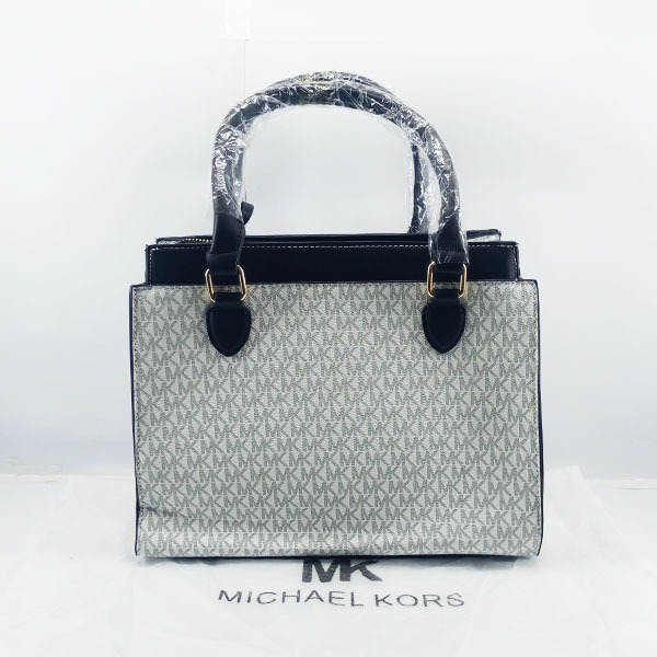 Michael Kors Ladies Hand Bag 3 Piece With Leather Stripe QB00394
