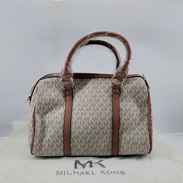 Michael Kors Ladies Hand Bag 2 Piece With Leather Stripe QB00399