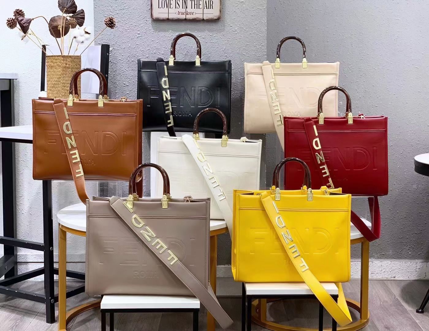 Fendi Ladies Hand Bag Off White Color QB00410