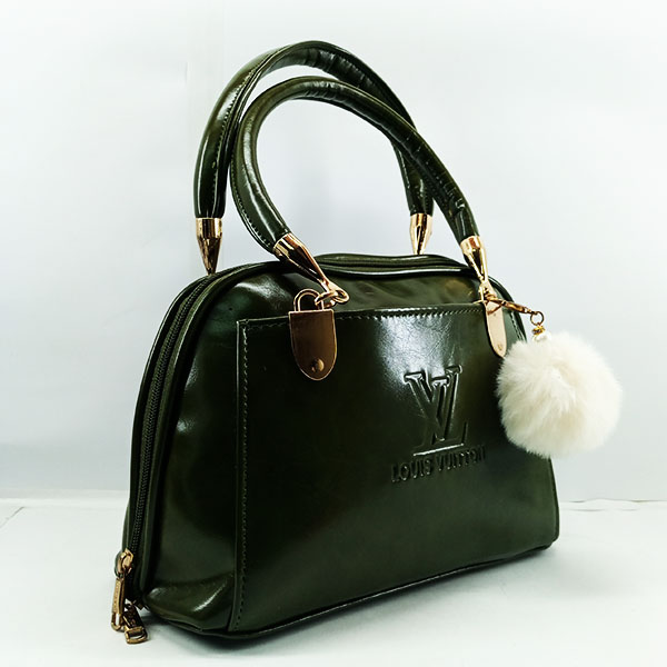 LV Ladies Shoulder Bag Green Color QB00484