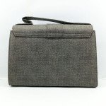 Ladies Leather Hand Bag With Leather Stripe QB00309