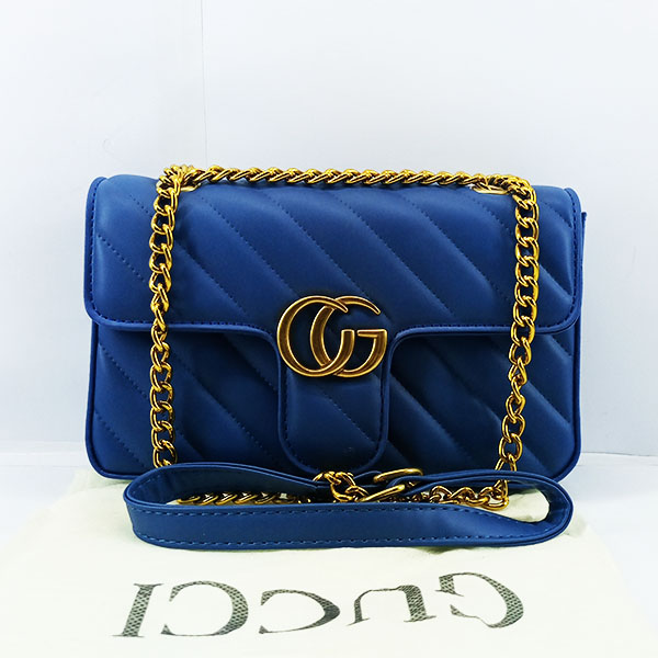 Gucci Ladies Shoulder Bag With Box Blue Color QB00540