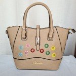 Guess Ladies Hand Bag 2 Piece Off White Color QB00246