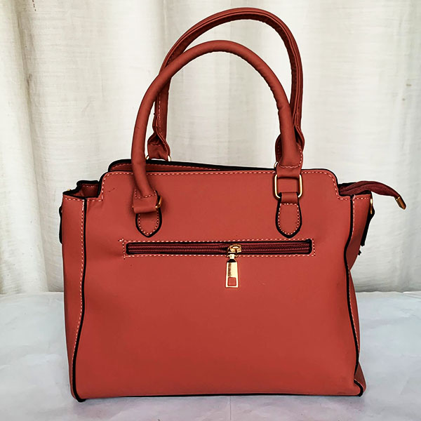 Fendi Ladies Hand Bag With Leather Stripe Pink Color QB00280