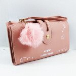 Ladies Hand Purse Pink Color QB00447