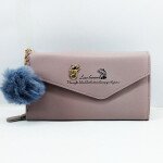 Ladies Hand Purse Pink Color QB00453