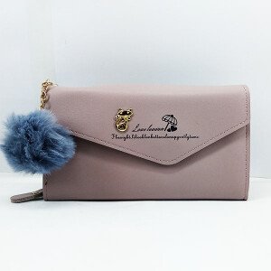 Ladies Hand Purse Pink Color QB00453