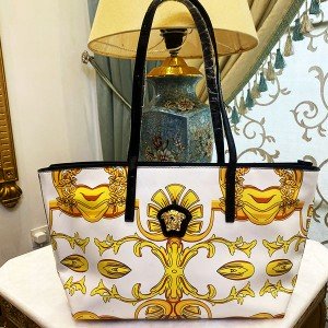 Versace Ladies Branded Tote Bag With Warranty Card QB00511