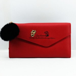 Ladies Hand Purse Red Color QB00454