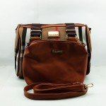 Burberry Ladies Hand & Shoulder Bag 2 Piece Multi Color QB00521
