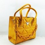 Prada Ladies Hand & Shoulder Bag Yellow Color QB00553