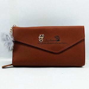 Ladies Hand Purse Brown Color QB00456