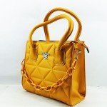 Prada Ladies Hand & Shoulder Bag Yellow Color QB00553