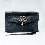 Ladies Hand Purse Black Color QB00419