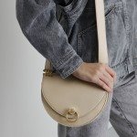 Charles & Keith CK2-80781272 Replica Ladies Hand Bag Skin Color With Leather Stripe