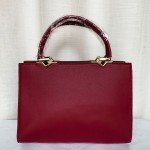 Prada Milano Ladies Hand Bag 2 Piece With Leather Stripe QB00293