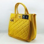 Chanel Ladies Bag 2 Piece Yellow Color QB00491