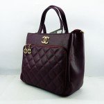Chanel Ladies Bag 2 Piece Magenta Color QB00493
