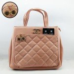 Chanel Ladies Bag 2 Piece Pink Color QB00492