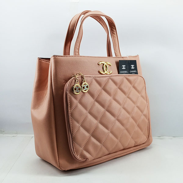 Chanel Ladies Bag 2 Piece Pink Color QB00492