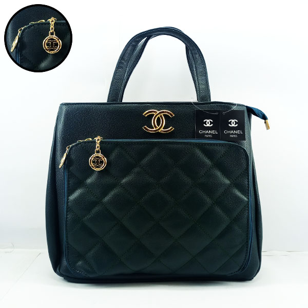 Chanel Ladies Bag 2 Piece Green Color QB00494