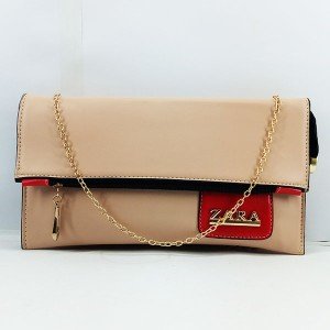 Ladies Shoulder Purse Skin Color QB00475