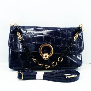 Ladies Hand & Shoulder Purse Blue Color QB00527