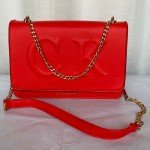 Charles & Keith Ladies Hand Bag 2 Piece Red Color QB00238