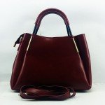 Ladies Hand & Shoulder Bag Mehroon Color QB00577