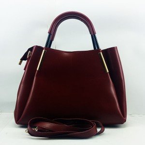 Ladies Hand & Shoulder Bag Mehroon Color QB00577