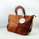 LV Ladies Shoulder Bag 2 Piece Brown & Red Color QB00487