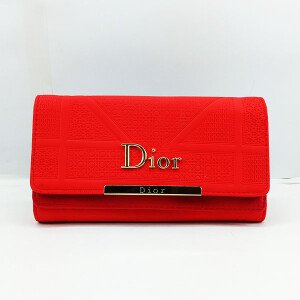 Dior Ladies Hand Purse Red Color QB00433