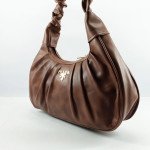 Prada Ladies Hand Bag Dark Brown Color QB00324