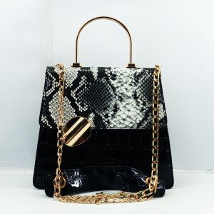 Girls Hand & Shoulder Bag Snake Design Multi Color QB00480