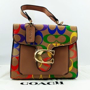 Ladies Hand & Shoulder Branded Bag Multi Color QB00482