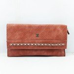 Ladies Hand & Shoulder Purse Pink Color QB00536