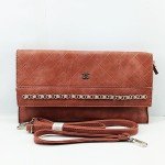 Ladies Hand & Shoulder Purse Pink Color QB00536