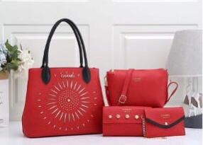Chanel Ladies Bag 4 Piece Red Color QB00106
