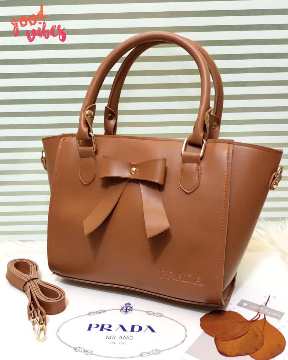 Prada Ladies Bag Brown Color QB00132