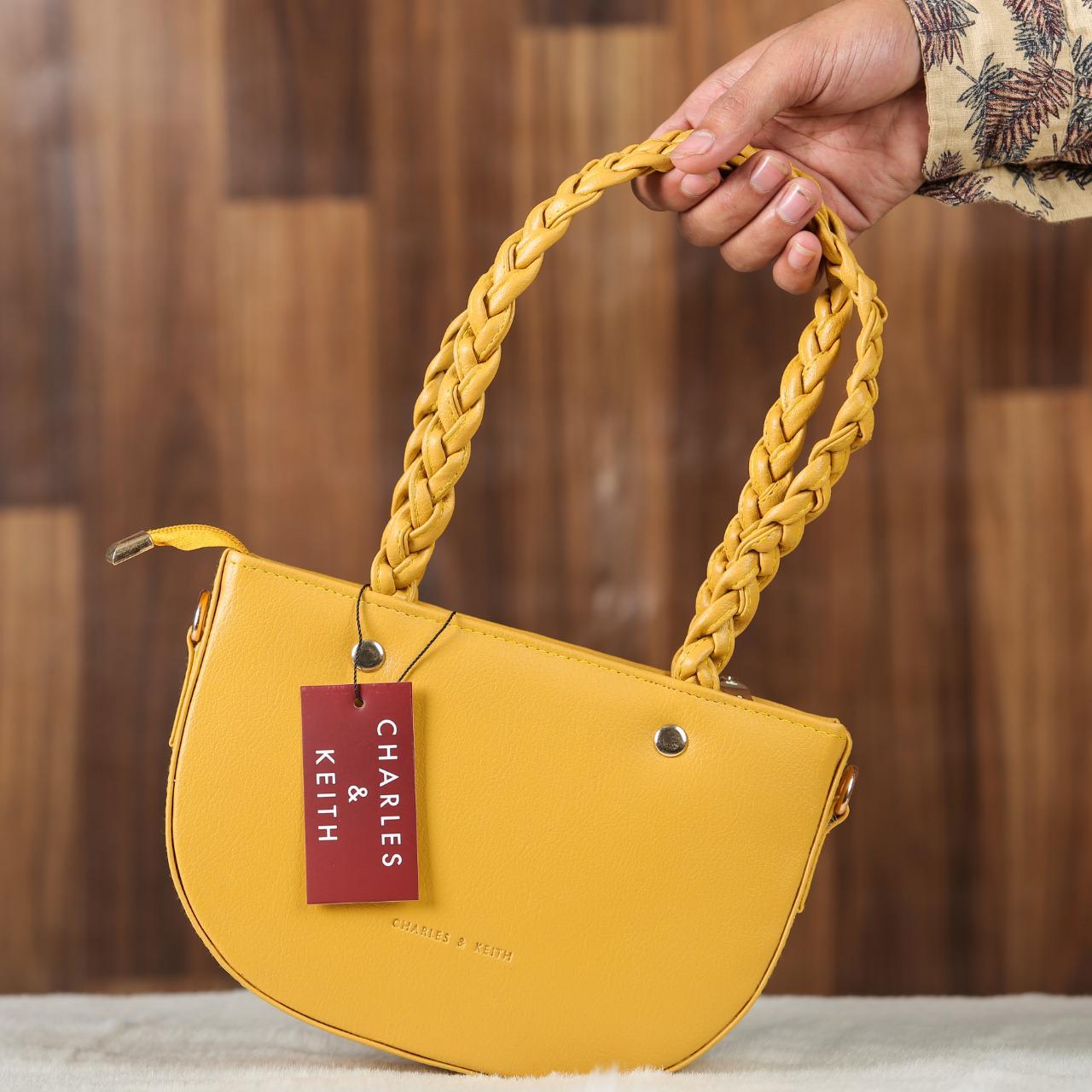 Charles & Keith Ladies Bag Yellow Color QB00133