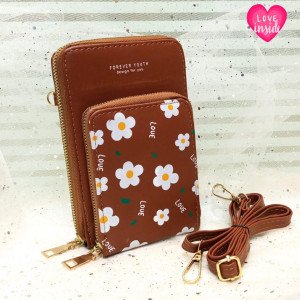 Handy Purse For Female Brown Color QB00141