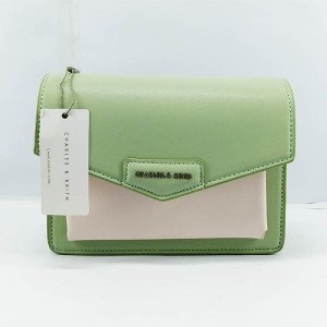 Charles & Keith Ladies Shoulder Bag With  Leather Stripe QB00370
