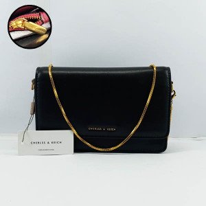 Charles & Keich Ladies Shoulder Bag With Chain QB00371