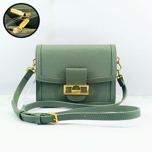 Charles & Keich Ladies Shoulder Bag With Leather Stripe QB00373
