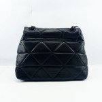 Prada Ladies Shoulder Bag With Chain & Leather Stripe QB00380