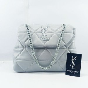 YSL Ladies Shoulder Bag With Chain & Leather Stripe QB00382